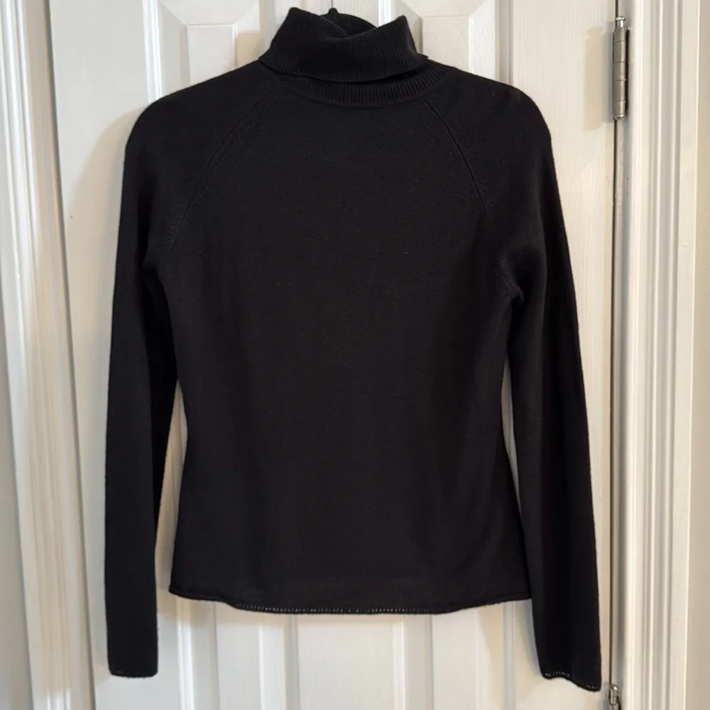 Emanuel Ungaro Vintage Black Cashmere & Silk Blend Sweater